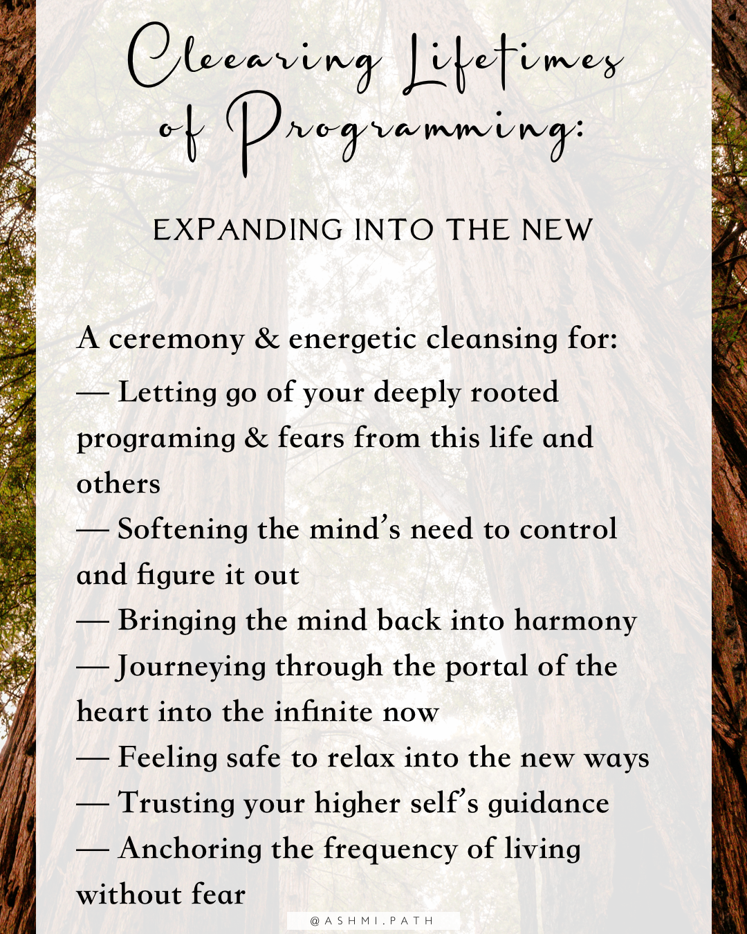 Current Energies & Upcoming Ceremony on Clearing Lifetimes of Programming
