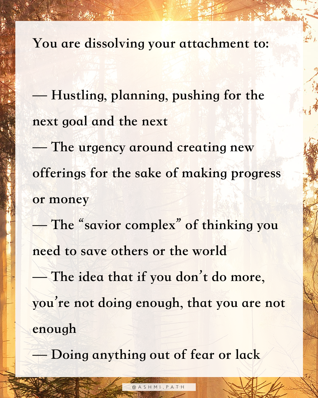 You're Not Lazy, You're Dissolving Your Attachment to Doing [+ Upcoming Ceremony]