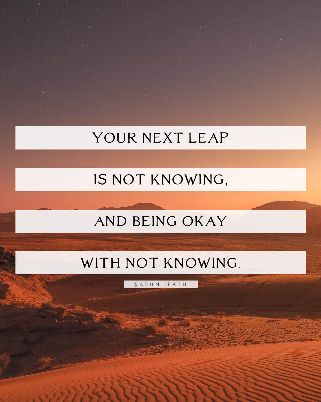Your Next Leap