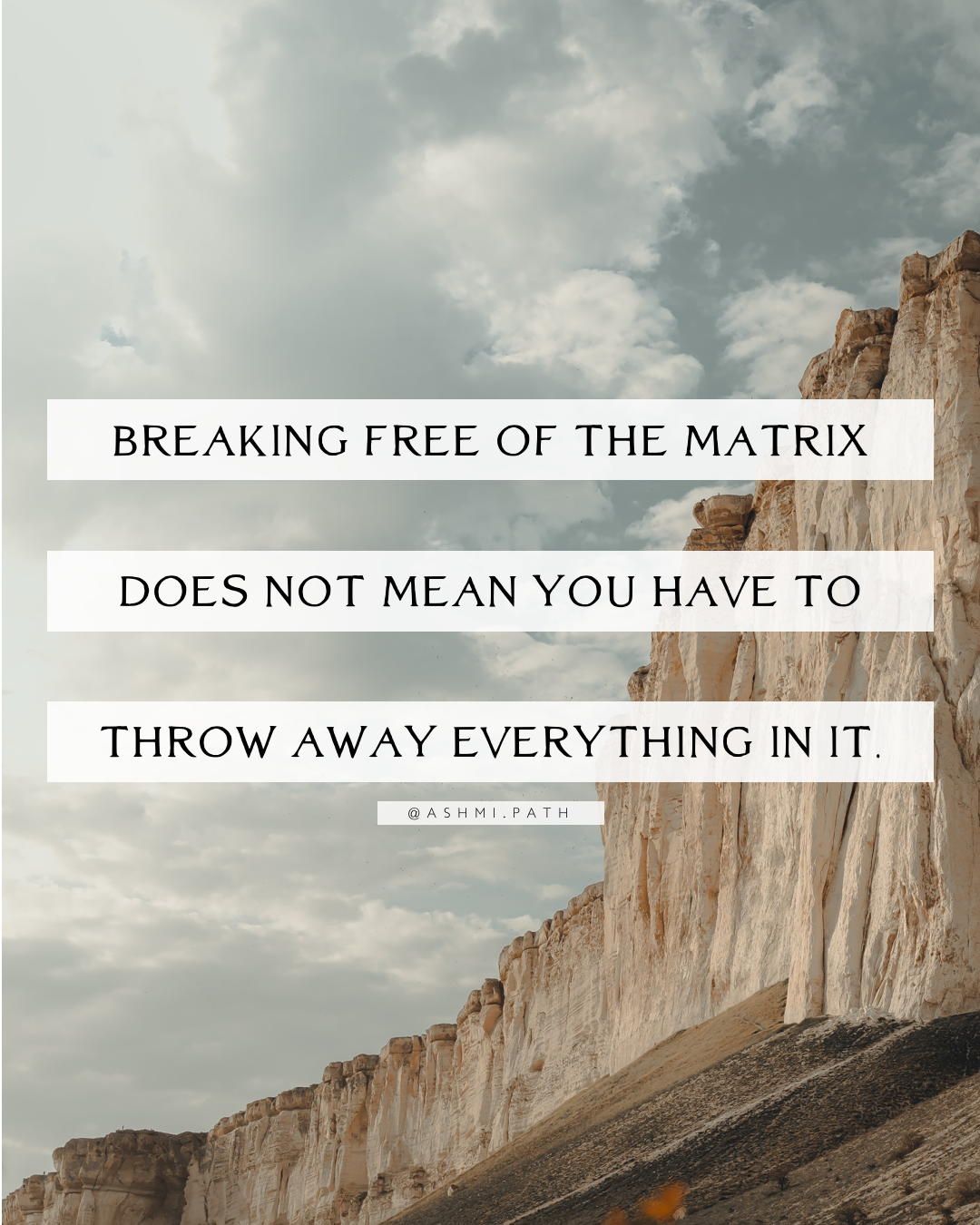 Making Your Own Rules & Breaking Free of Societal Expectations