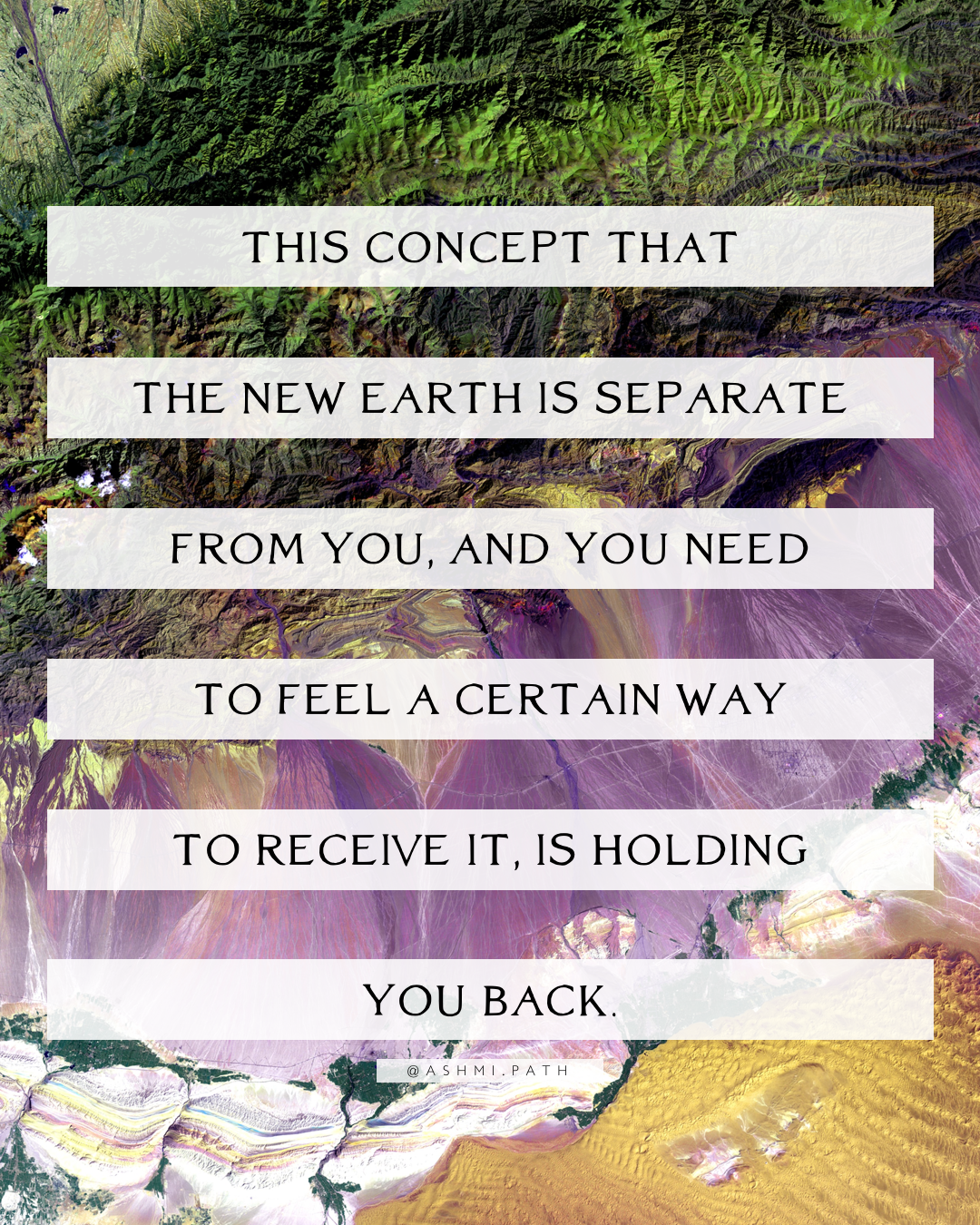 What is Holding You Back from Receiving the New Earth?