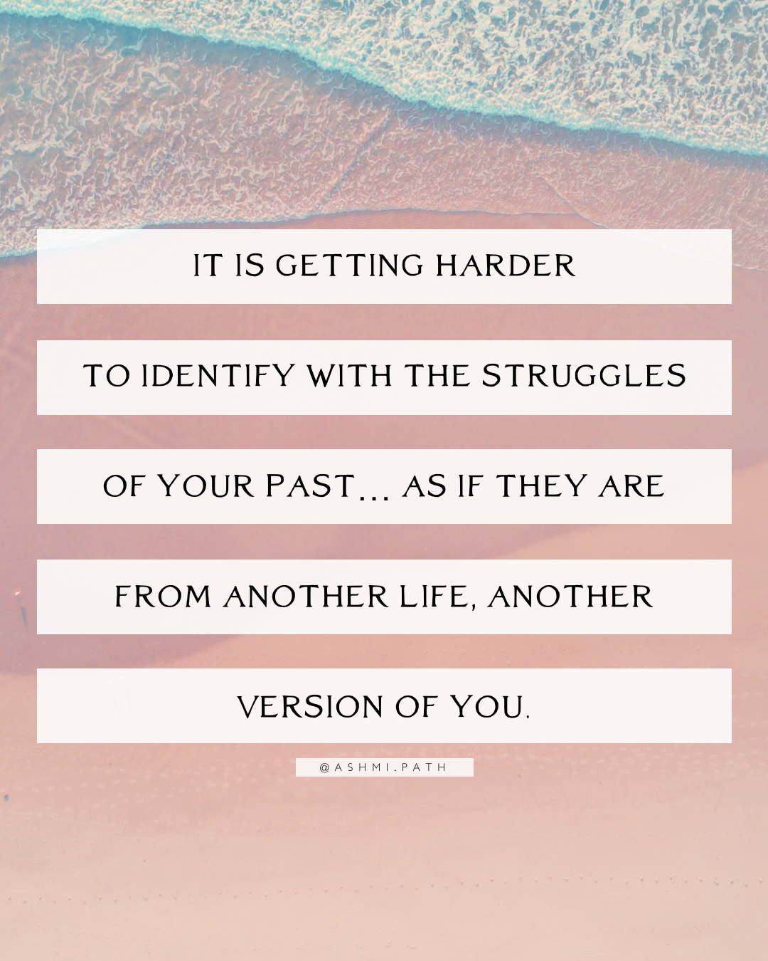 A Shift in How We Identify With Our Past Pains