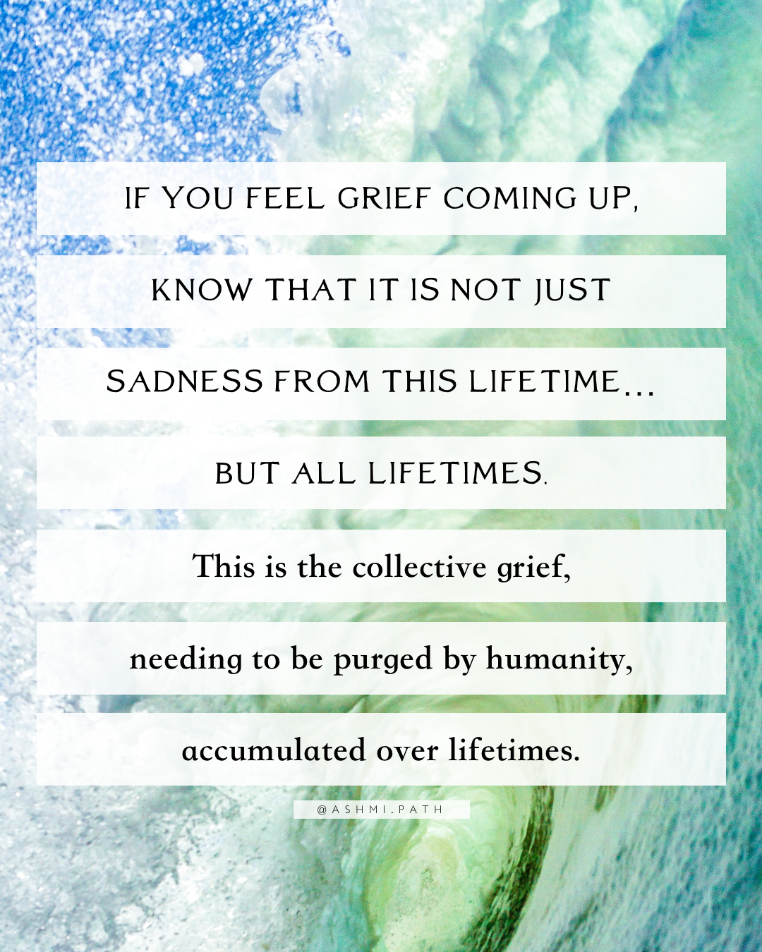Grieving the World, Grieving Your Old Self