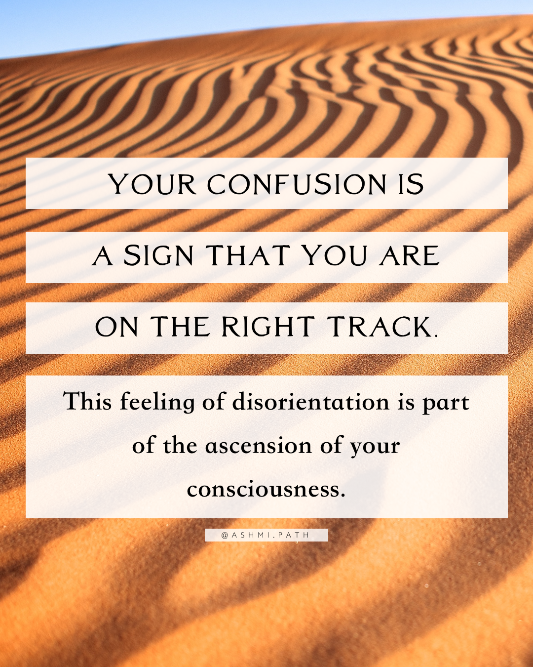 Your Confusion is a Sign that You're On the Right Track
