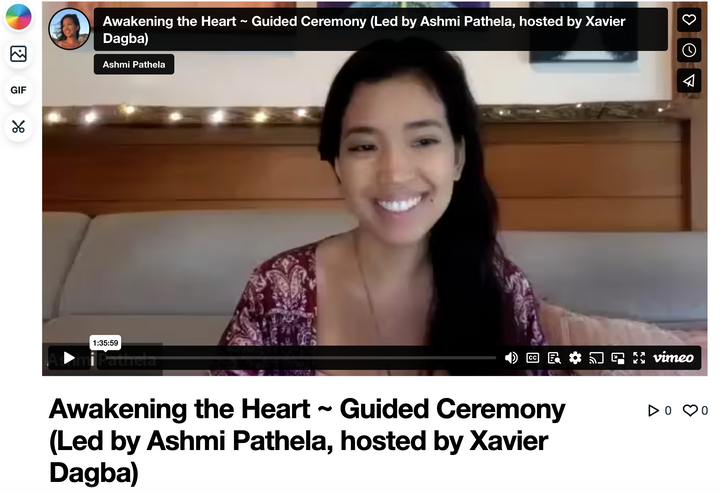 Special Ceremony Video: Awakening the Heart (With Xavier Dagba)